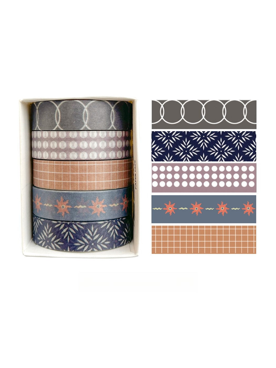Lunira - Colorful Plaid and Grid Washi Paper Tape Oria & Co