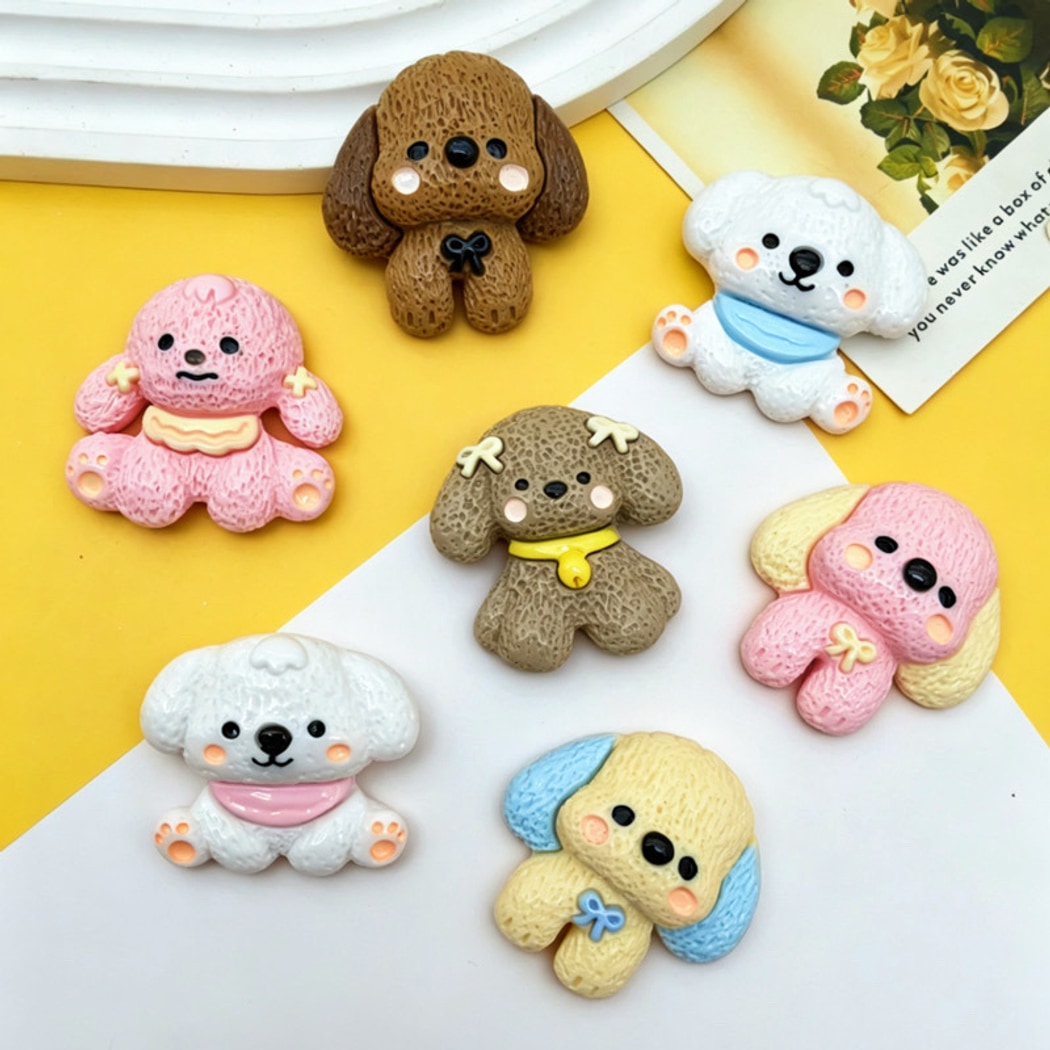 Chivy - Cartoon Dog Painted Style Plastic DIY Accessory