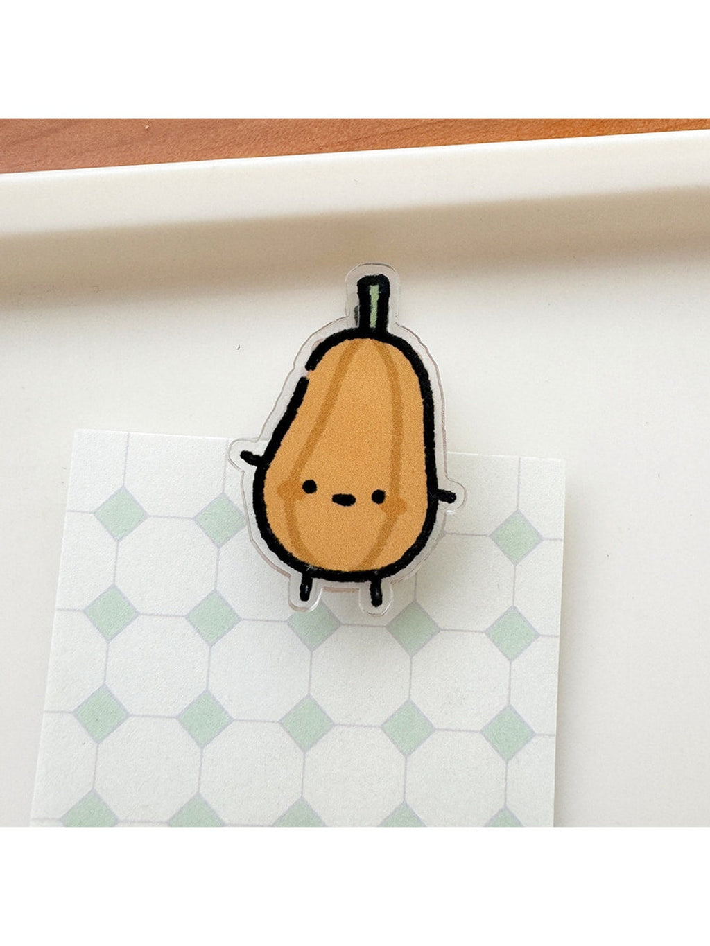 Clemi - Cute Food Shape Acrylic Double Sided Planner Clip Oria & Co