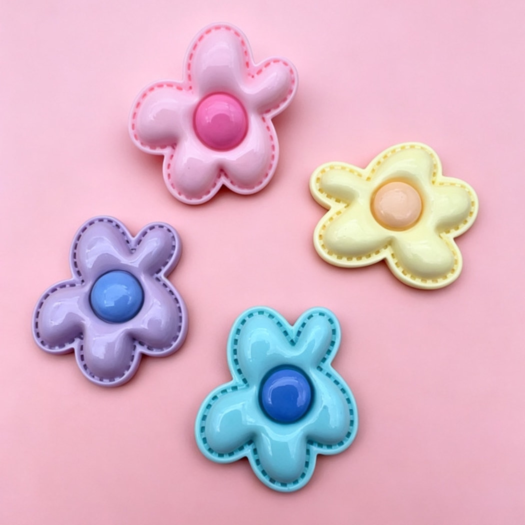 Chivy - DIY Plastic Irregular Five Petal Flower Accessory