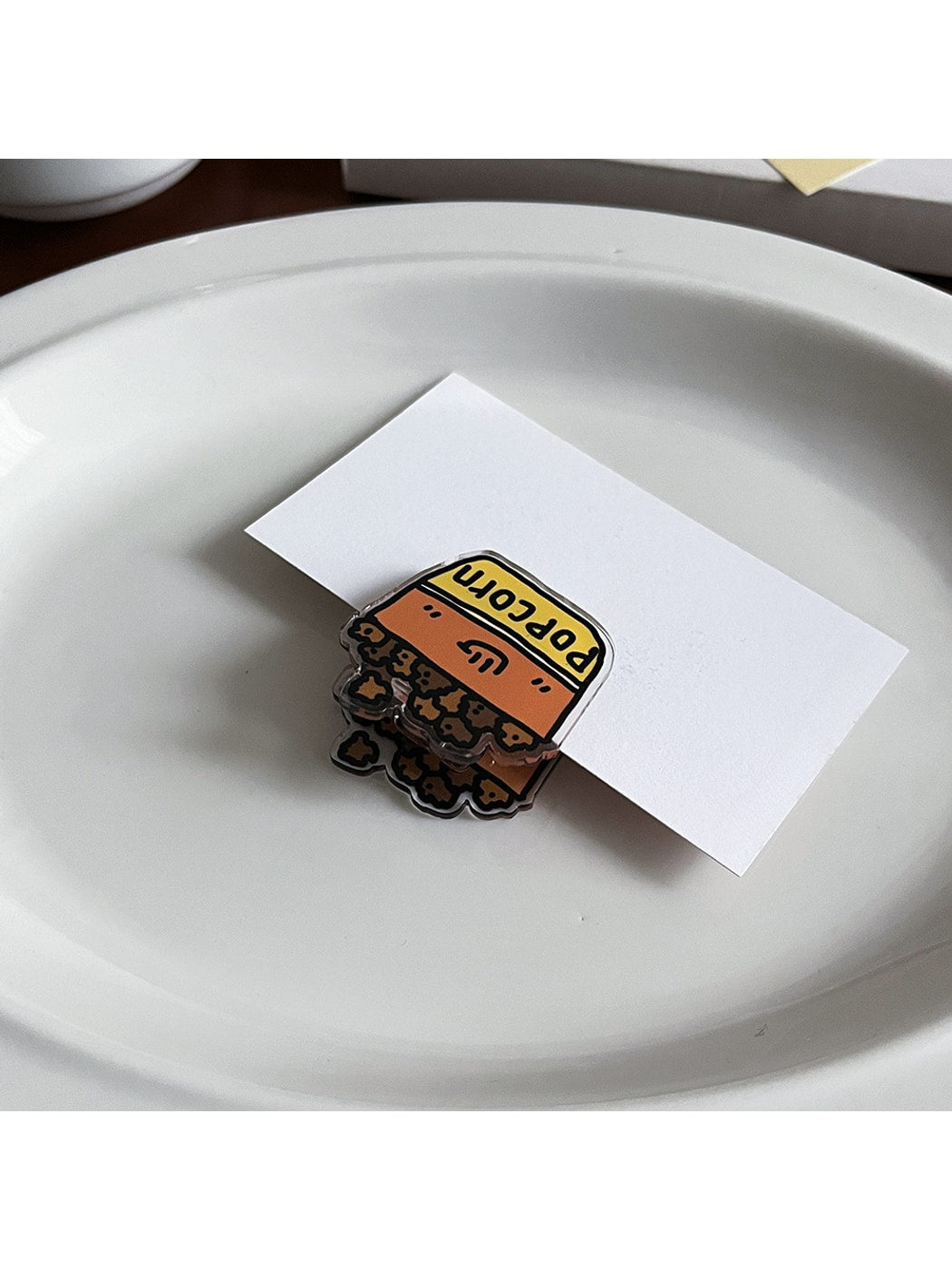 Clemi - Cartoon Food Acrylic Memo Stationery Planner Clip Oria & Co