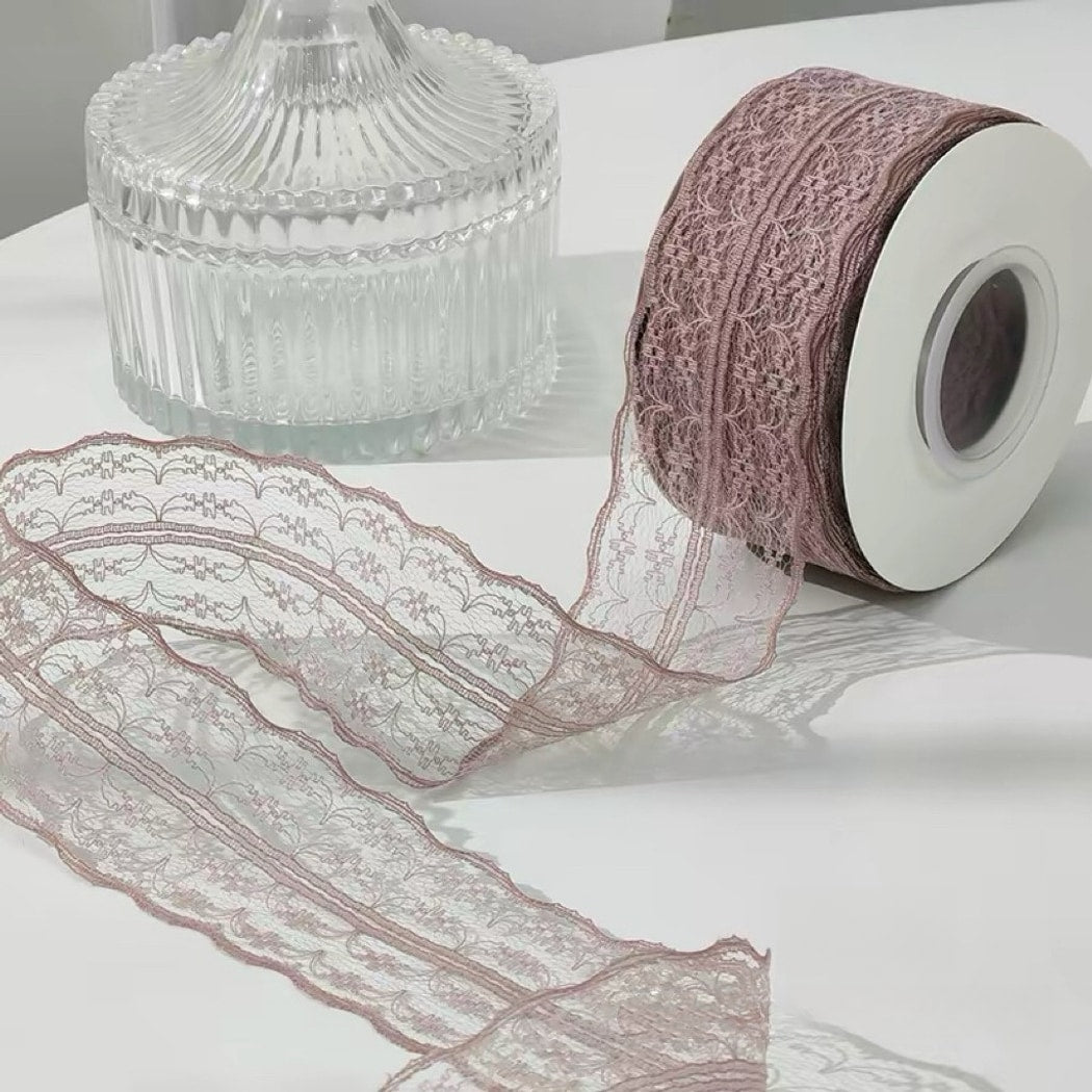Rivora - DIY Openwork Lace Ribbon Trim Decorative Ribbon
