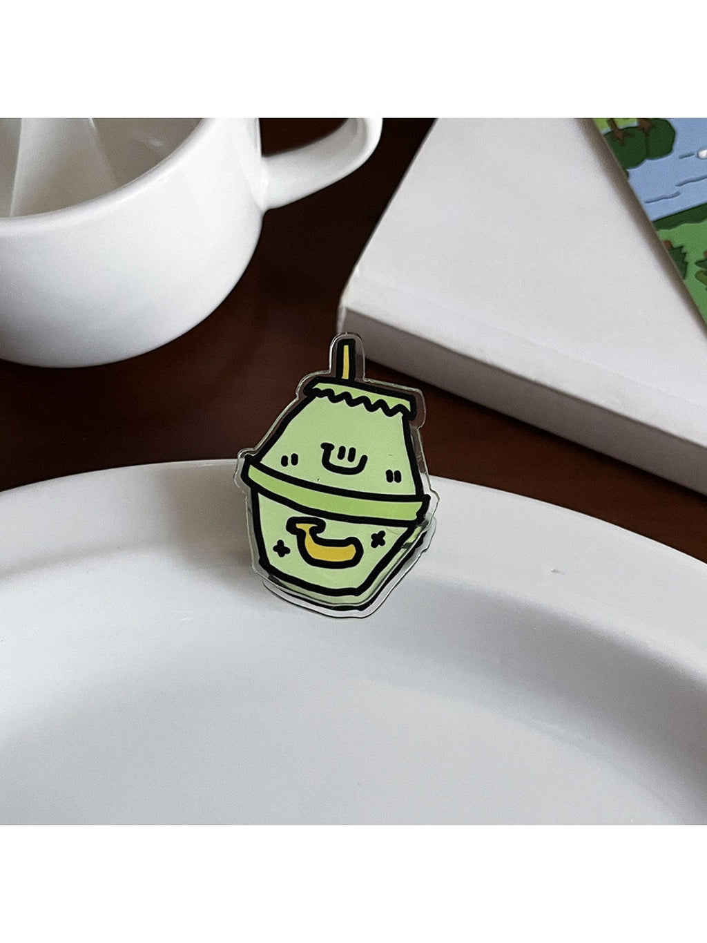 Clemi - Cartoon Food Acrylic Memo Stationery Planner Clip Oria & Co