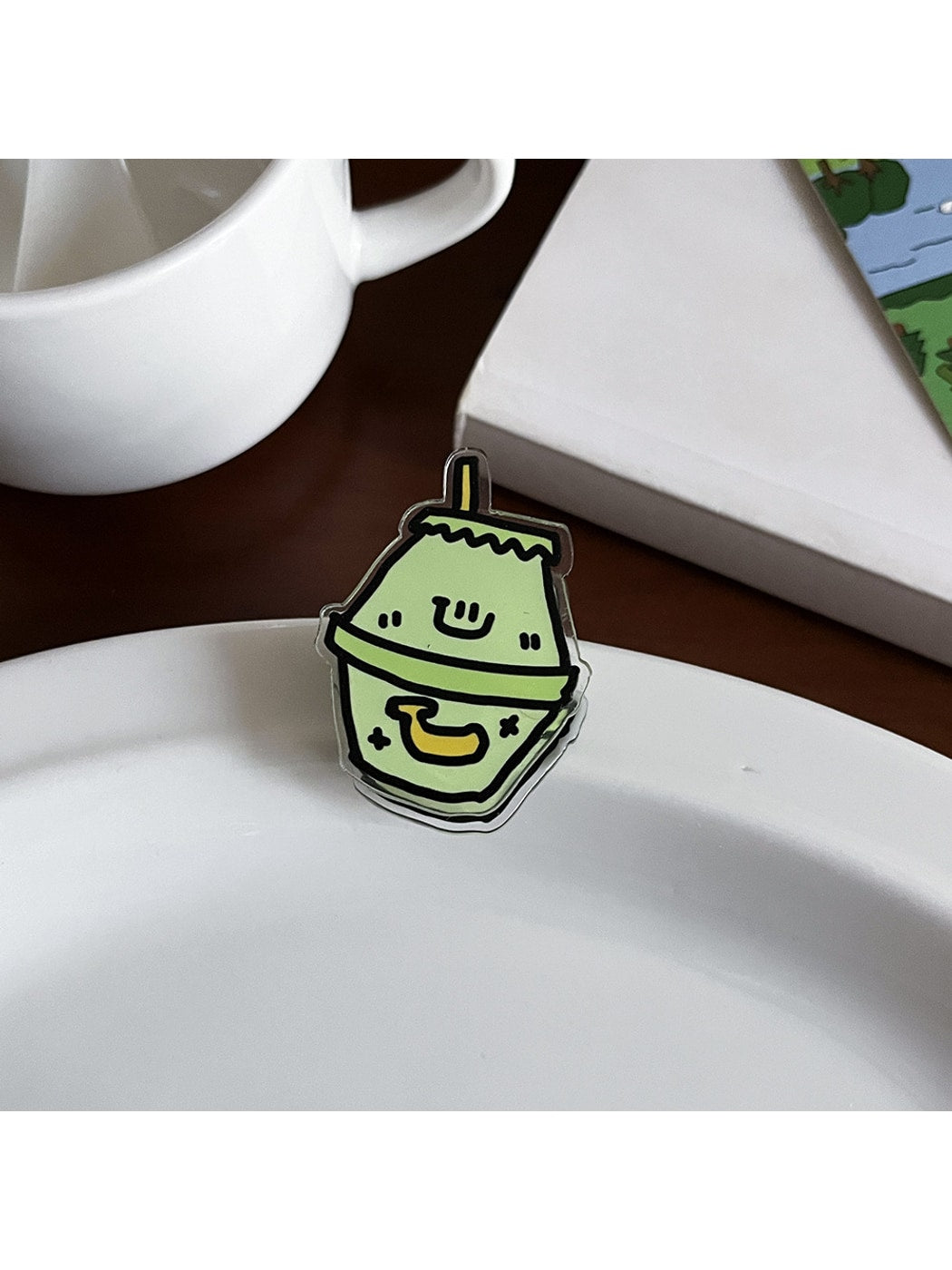 Clemi - Cartoon Food Acrylic Memo Stationery Planner Clip Oria & Co
