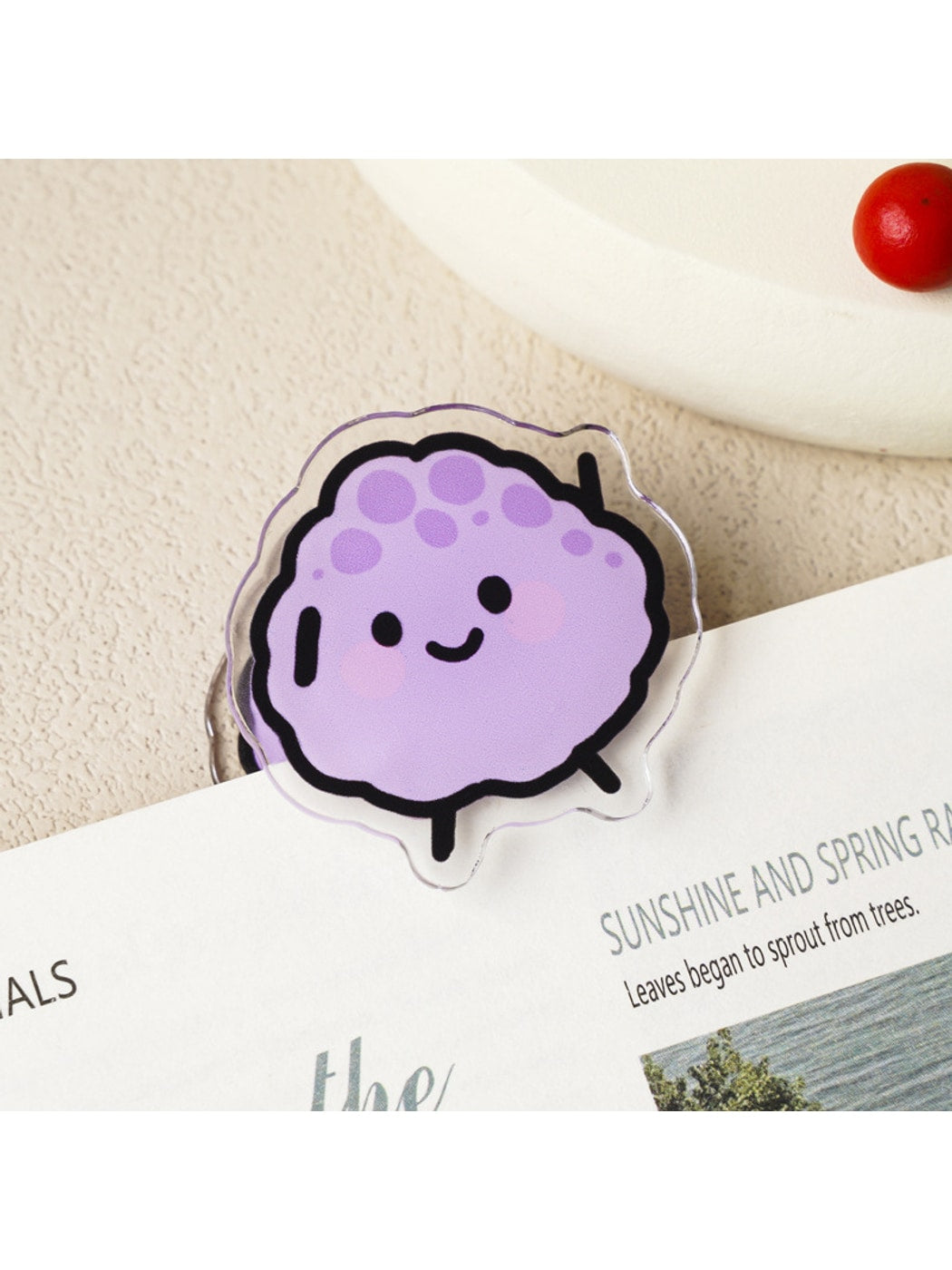 Clemi - Cute Fruit Shape Acrylic Memo Planner Clip Oria & Co