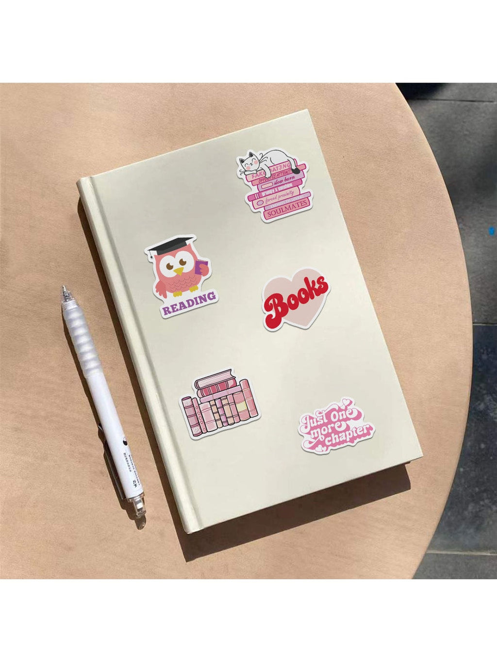 Lunira - Bookish Adhesive Printed Decorative Stickers pack Oria & Co