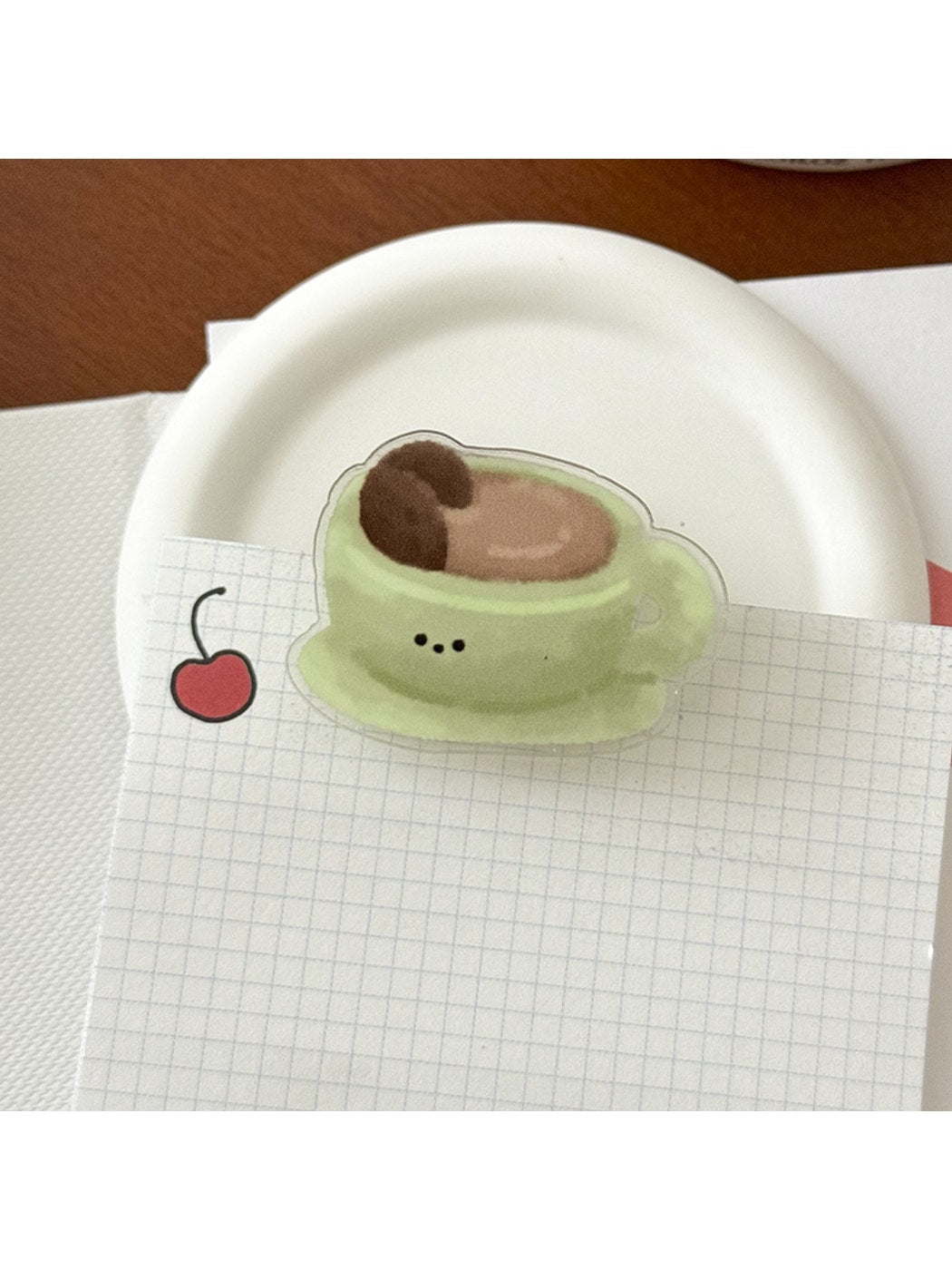 Clemi - Cute Acrylic Cartoon Snack Shape Planner Clip Oria & Co