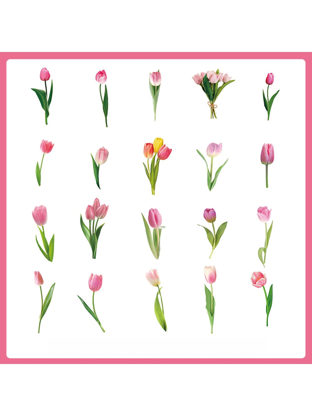 Lunira - Rose and Botanical Journal Decor Stickers Pack Oria & Co