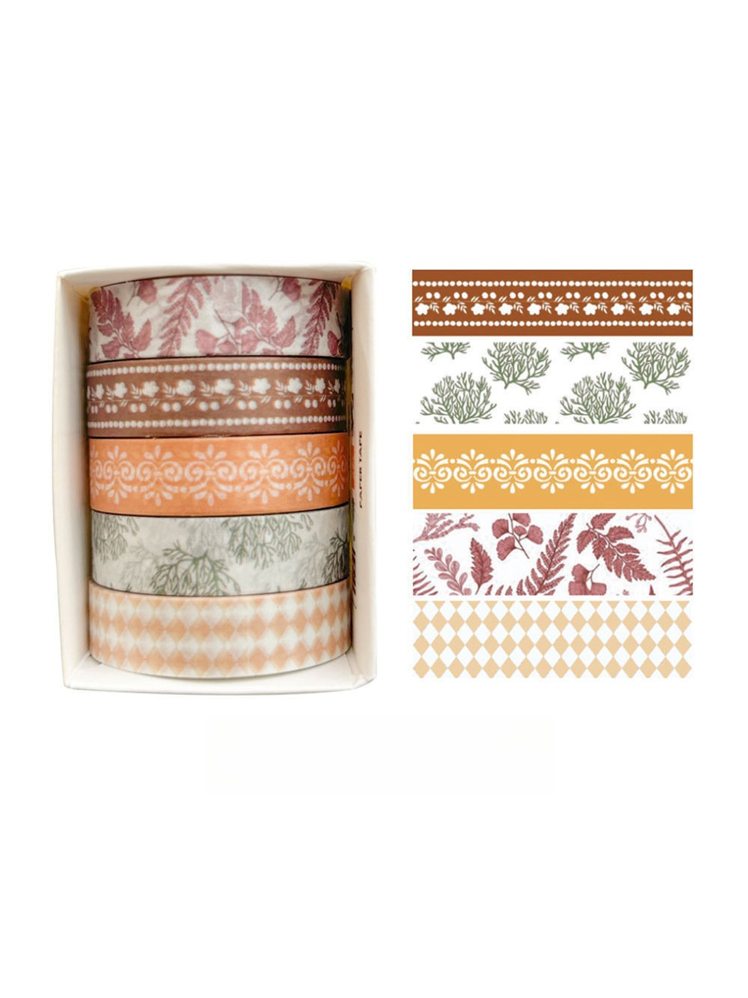 Lunira - Colorful Plaid and Grid Washi Paper Tape Oria & Co