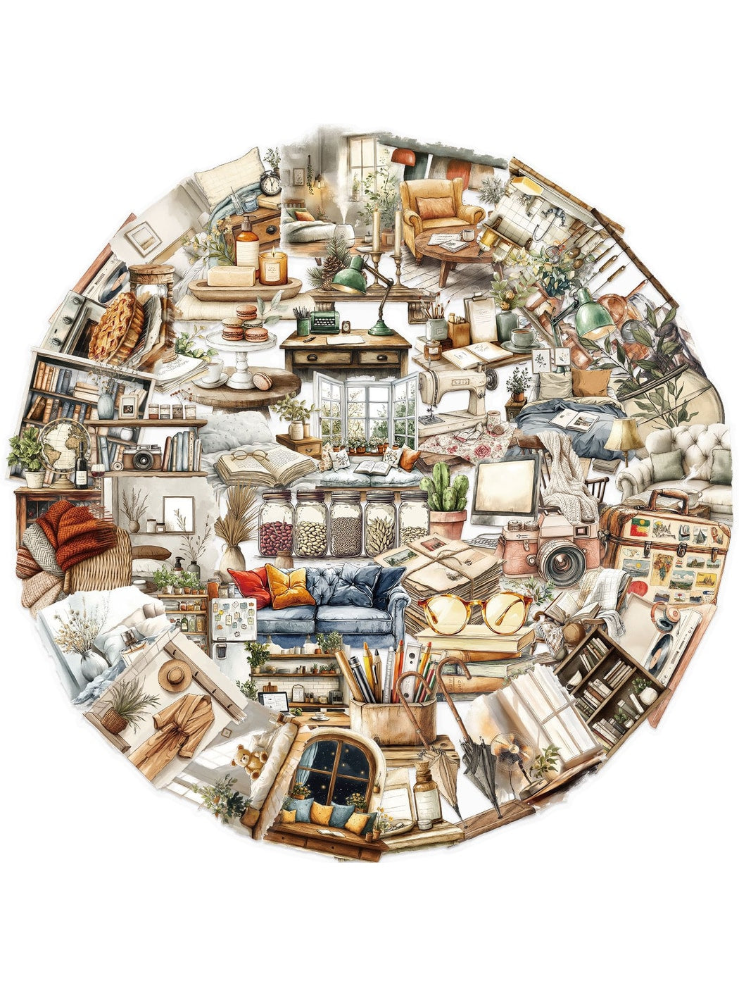 Lunira - Home Art Style DIY Notebook Decor Stickers Pack Oria & Co