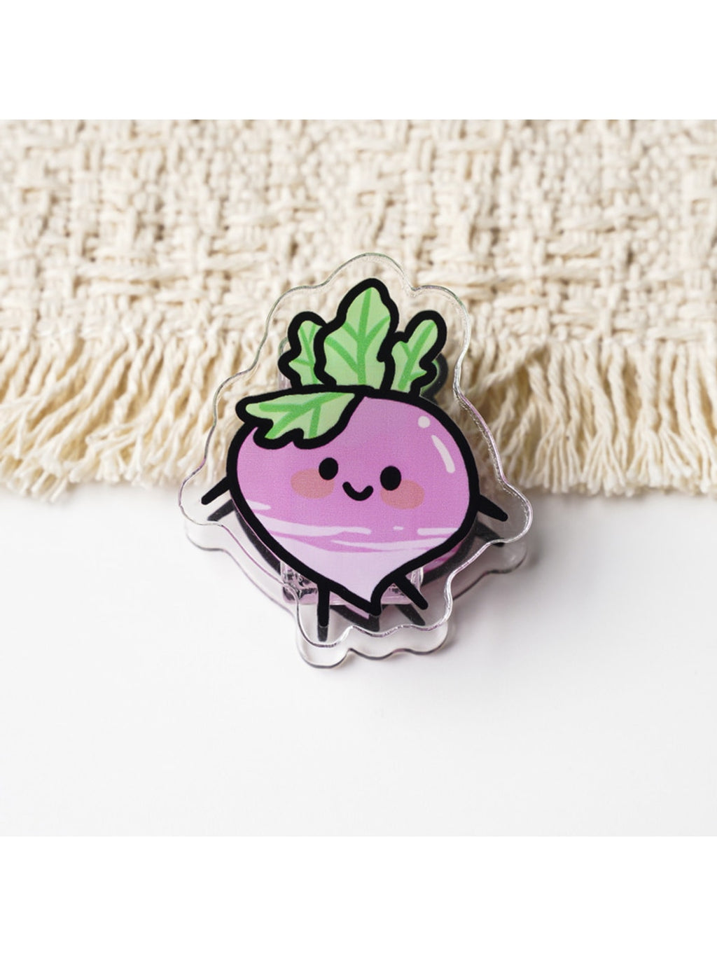 Clemi - Cute Acrylic Vegetable Pattern File Planner Clip Oria & Co