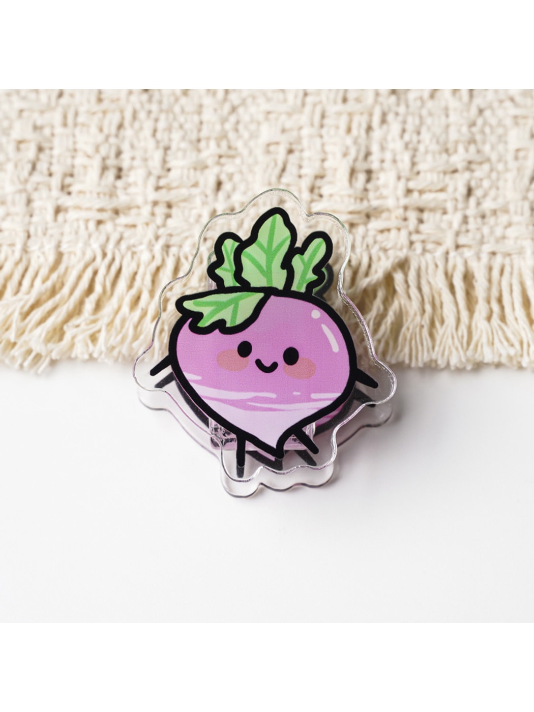 Clemi - Cute Acrylic Vegetable Pattern File Planner Clip Oria & Co