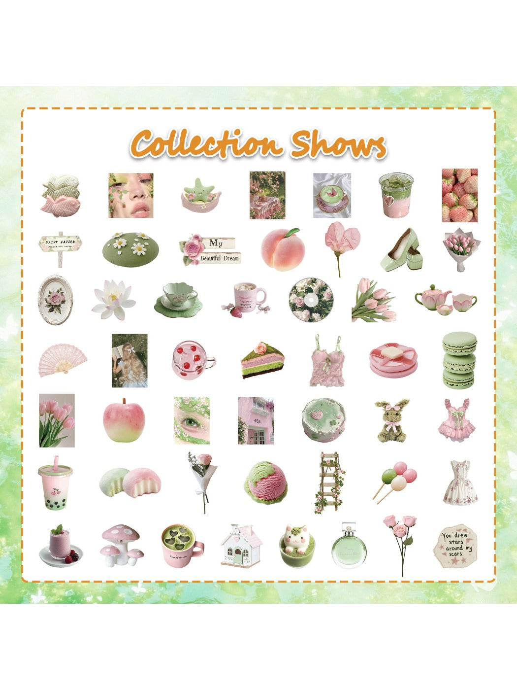 Lunira - Dessert Fruit Collection Sticker Pack Oria & Co