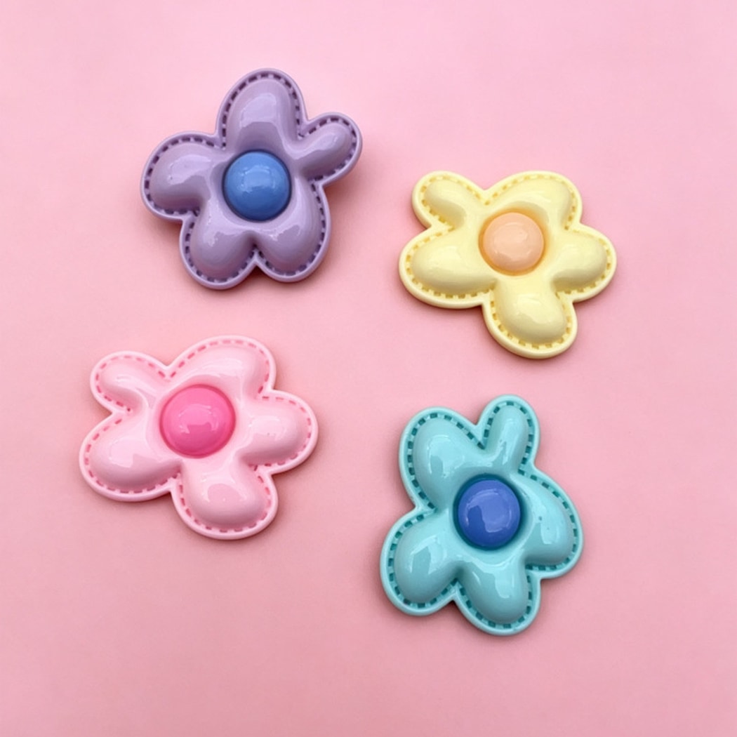 Chivy - DIY Plastic Irregular Five Petal Flower Accessory