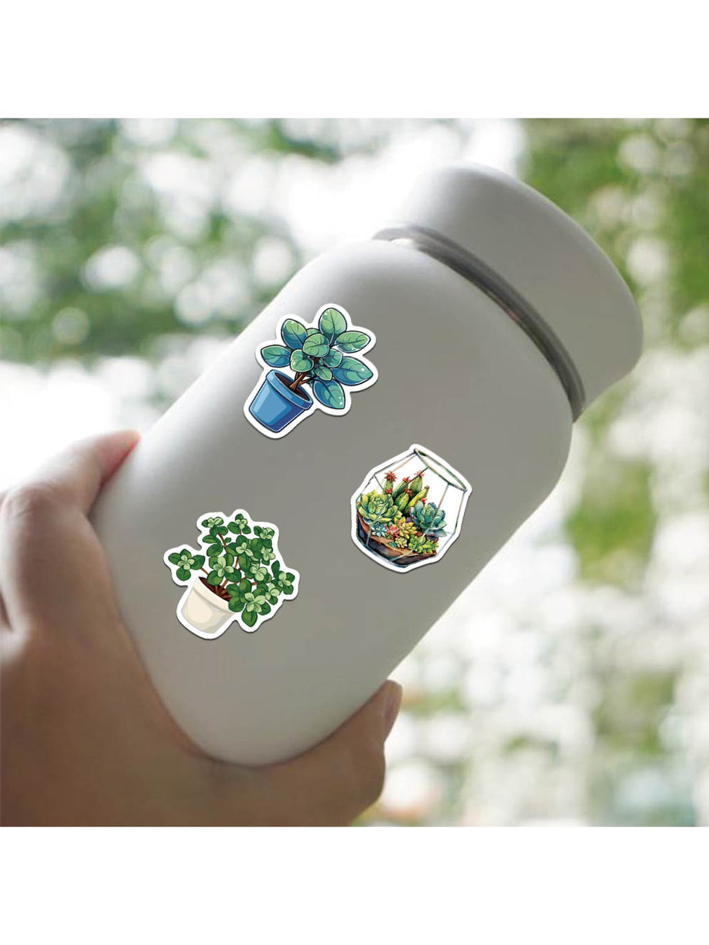 Lunira - Cute Botanical Printed Adhesive Stickers Pack Oria & Co