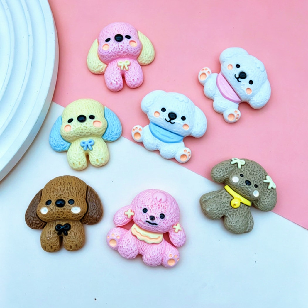 Chivy - Cartoon Dog Painted Style Plastic DIY Accessory