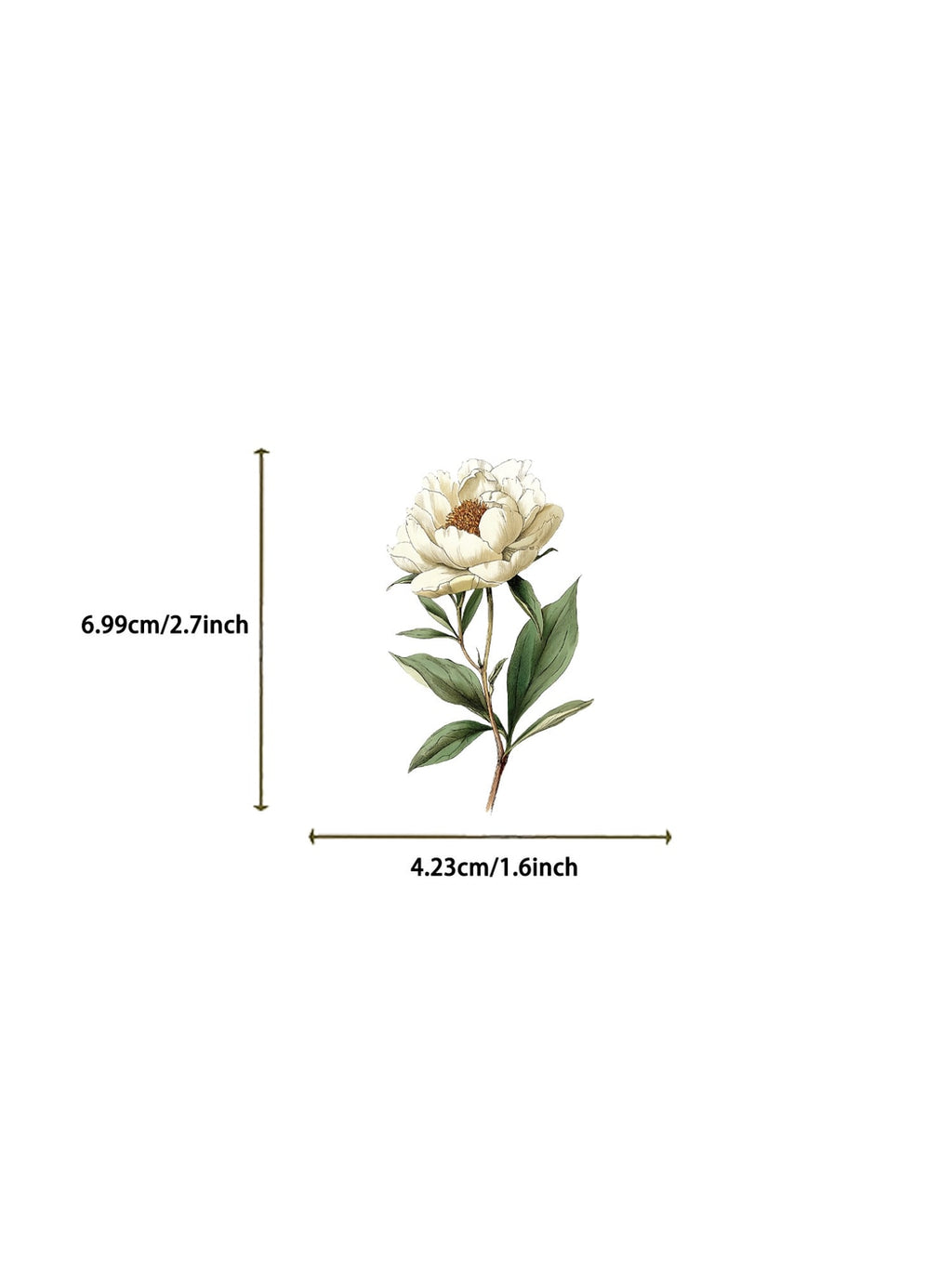 Lunira - Vintage Flower Branch Printed Stickers pack Oria & Co