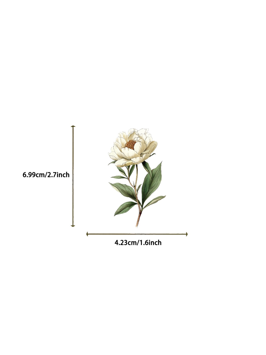 Lunira - Vintage Flower Branch Printed Stickers pack Oria & Co
