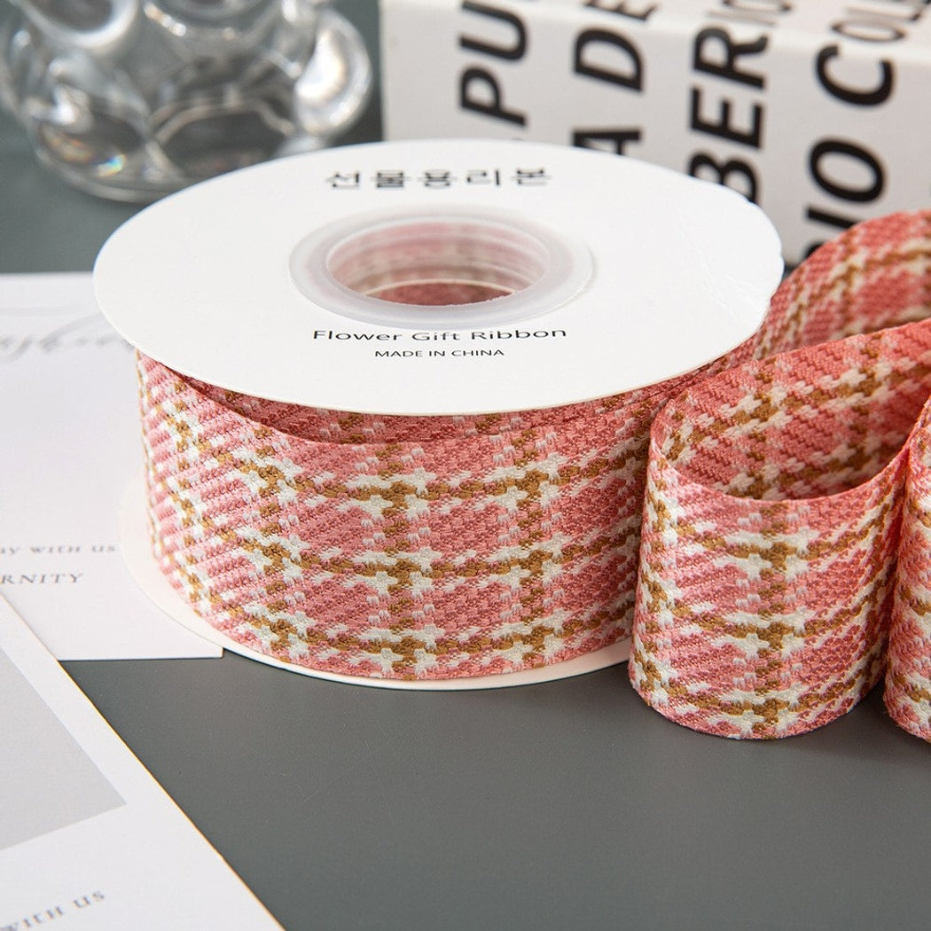 Rivora - DIY Vintage Houndstooth Pattern Ribbon