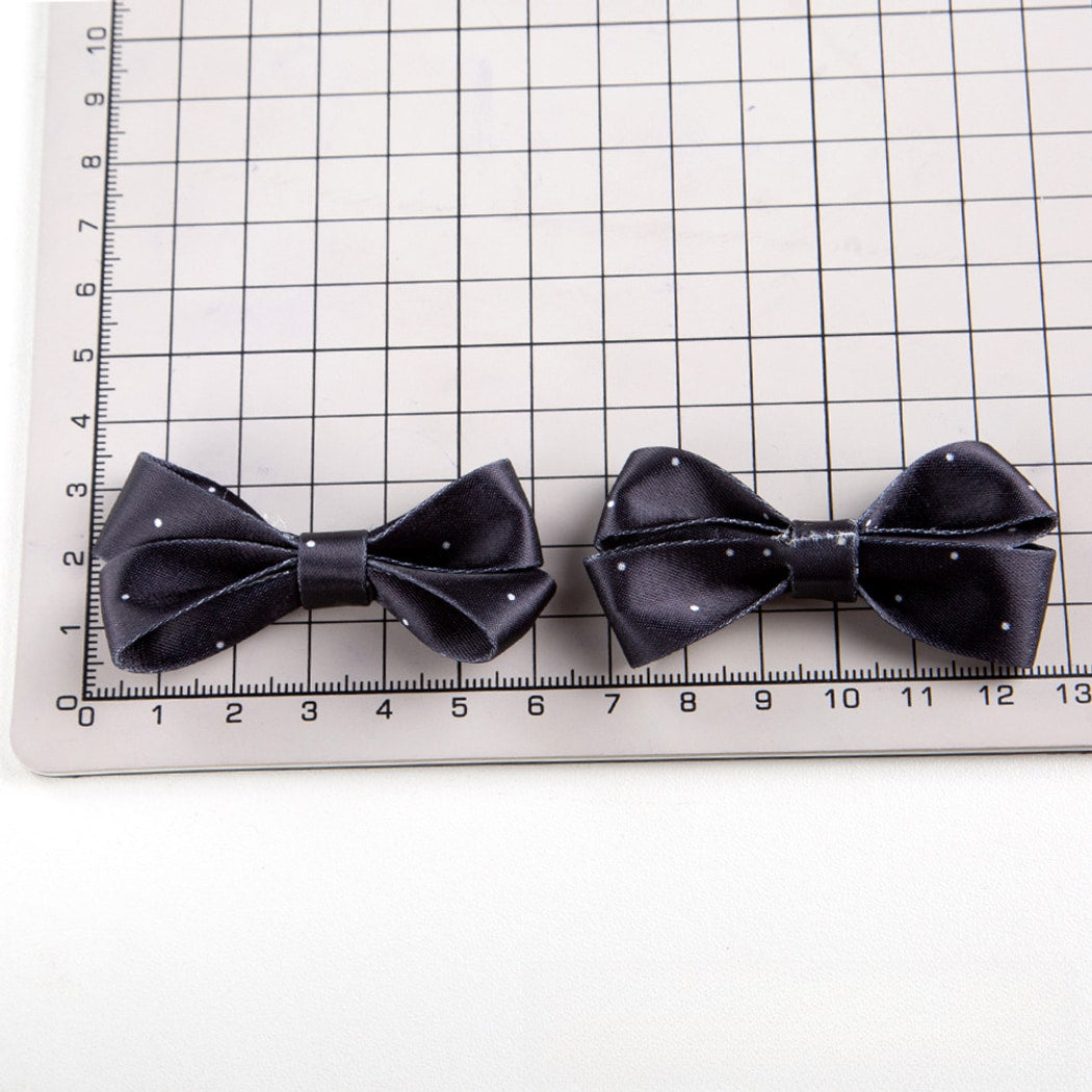 Chivy - Polka Dot Satin Bow DIY Accessory