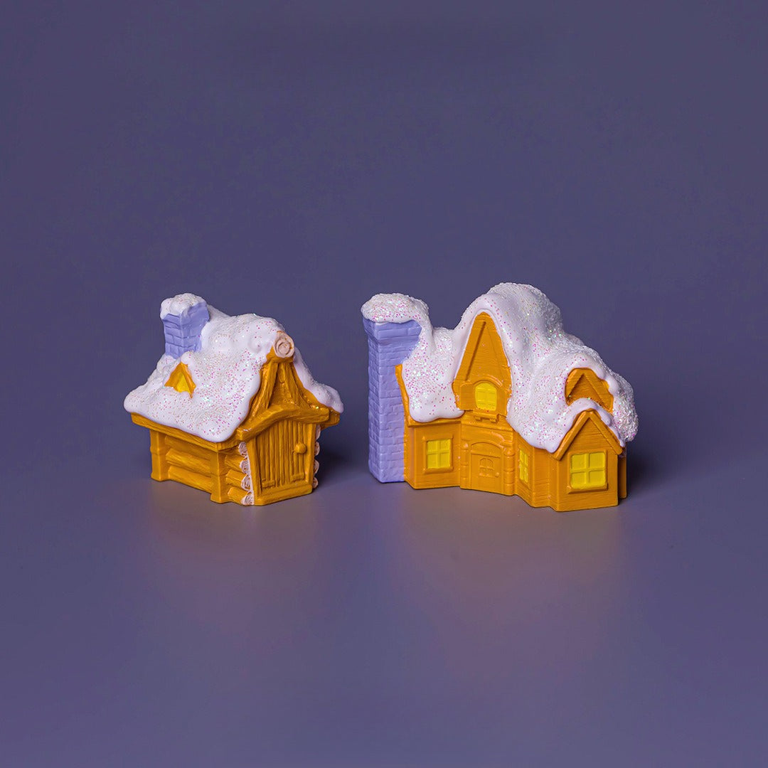 Objella - Snowy European Villa Miniature