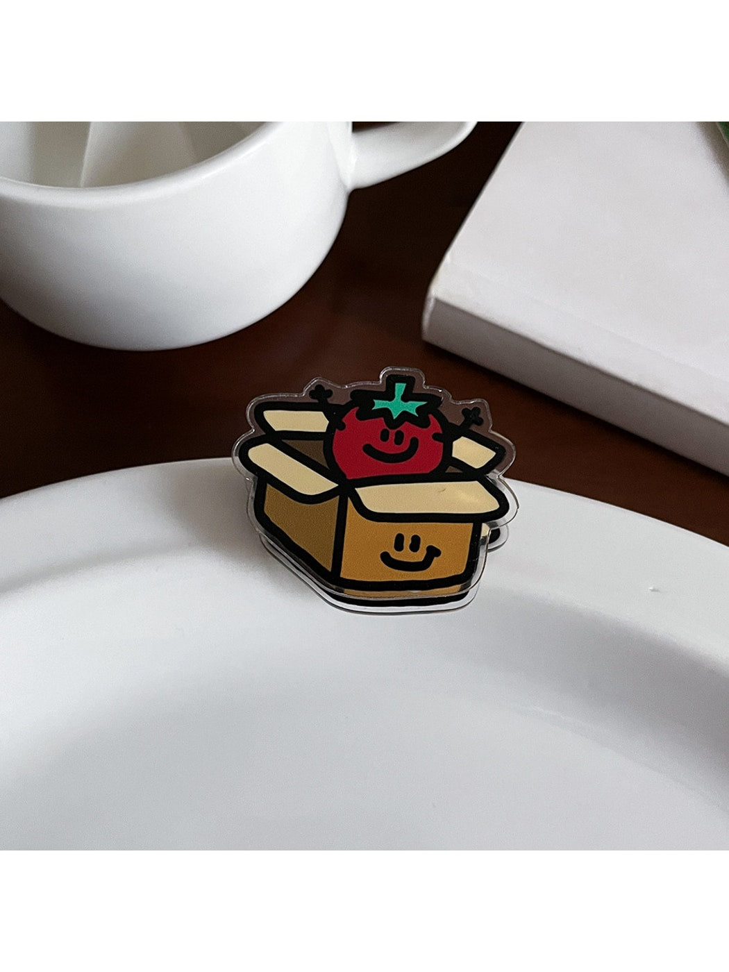 Clemi - Cartoon Food Acrylic Memo Stationery Planner Clip Oria & Co