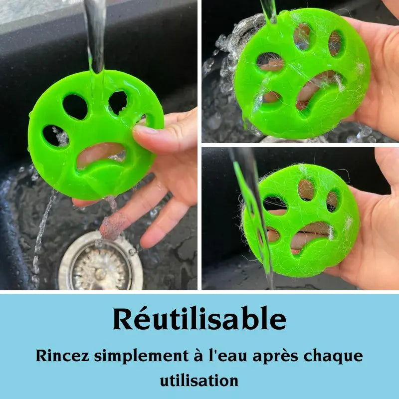 Attrape poils réutilisable pour chien et chat Oria & Co