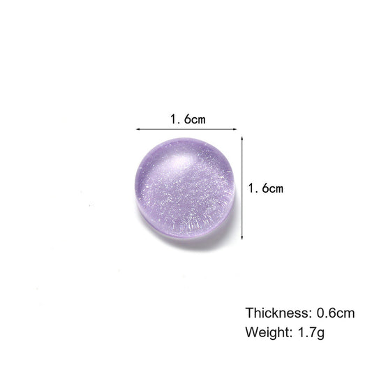 Translucent Color Round Craft Embellishment, product view 5