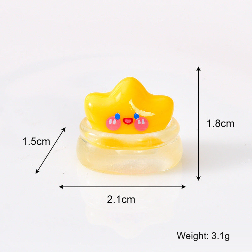 JarStar Yellow Star Character Figurine, variant view