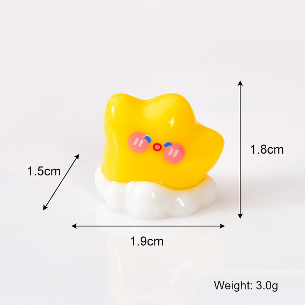 CloudStar Yellow Star Character Figurine, variant view