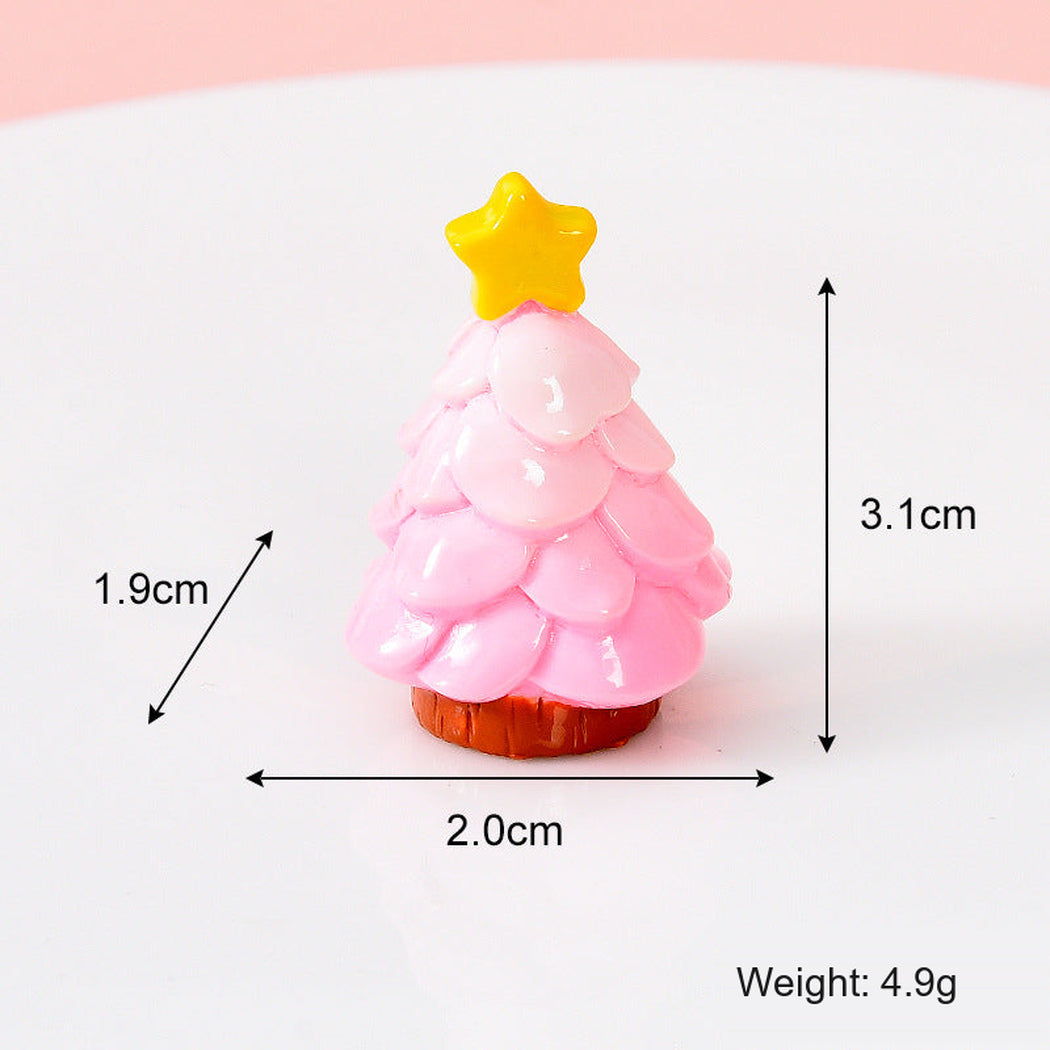 PetalTree Christmas Textured Tree Figurine, variant view