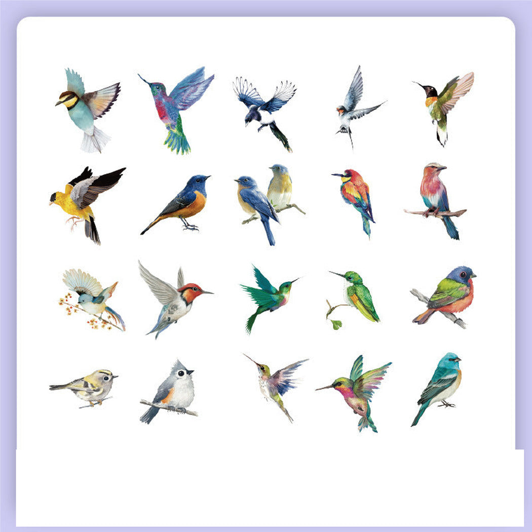 Wings Vintage Botanical Insect Sticker Pack, single variant view