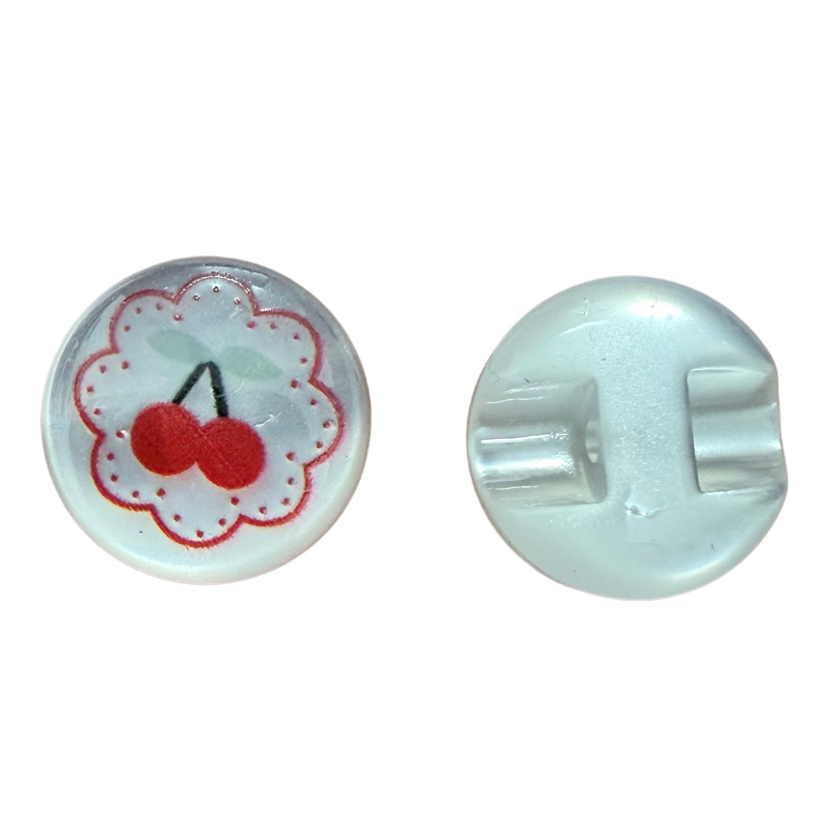 Bunli - DIY 10 Pack Cherry Mushroom Shank Button