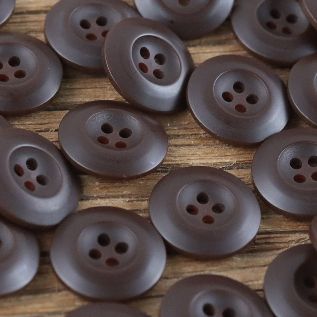 Bunli - DIY 10 Pack Matte Concave Four-Hole Button