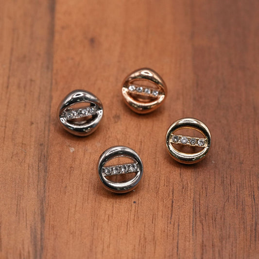 Bunli - DIY 10 Pack Openwork Accent-Bar Buttons