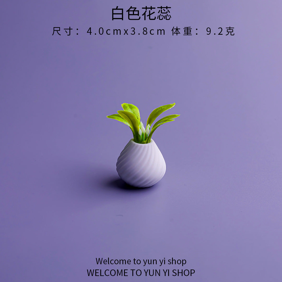微景观创意迷你花瓶摆件 新品家居装饰品diy娃娃屋车载桌面小摆件