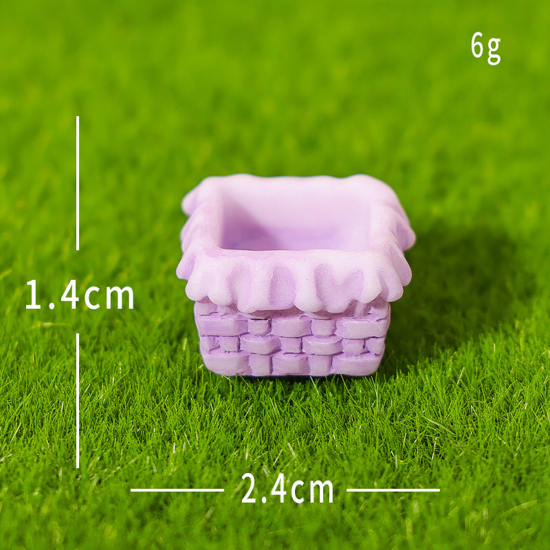 Objella - Flower Garden Scene Miniature Ornament