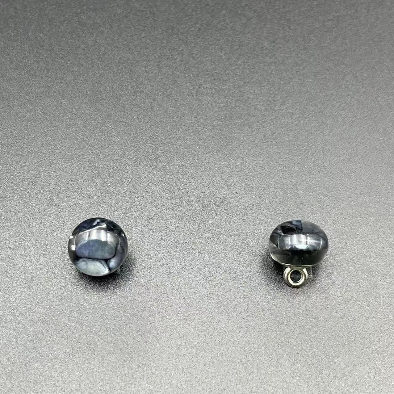 纽扣半圆贝壳馒头金属脚衬衫开衫饰品旗袍扣子10mm