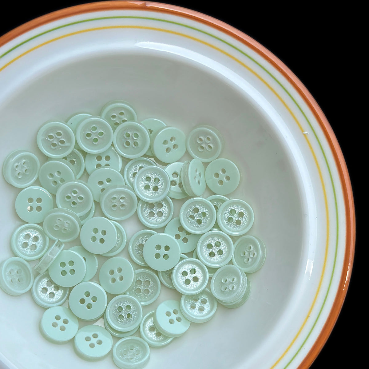 Bunli - DIY 10 Pack Candy Color Round Four-Hole Button