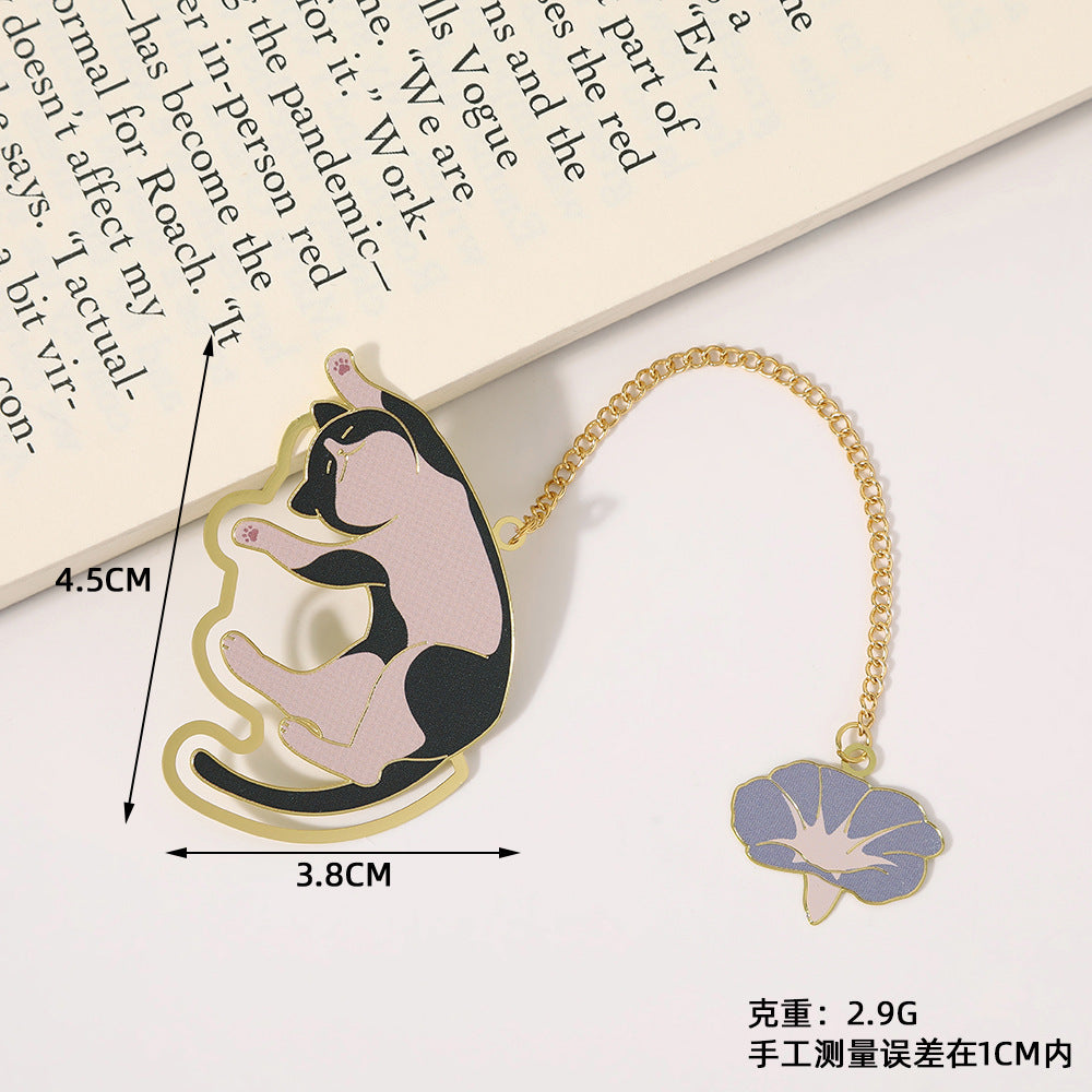 Novellea - Cat-Pose Chain-or-Tassel Bookmark