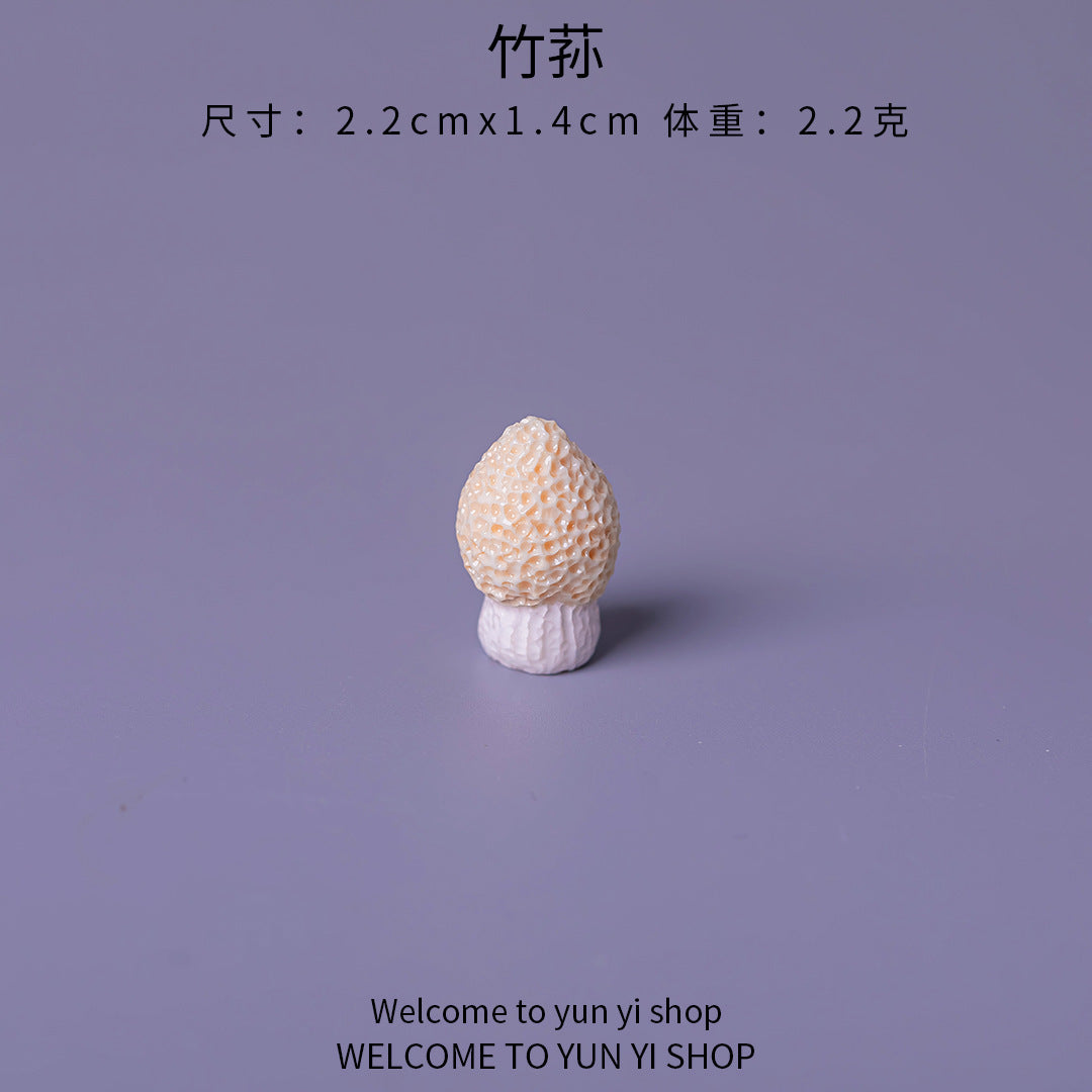 食玩小蘑菇菌香菇 微景观仿真diy装饰品盲袋配件迷你生态瓶小摆件