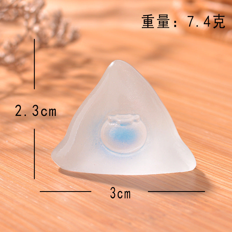 水果冰块水晶果肉微景观园艺夜光小摆件 摆饰儿童节夜光盲盒礼物