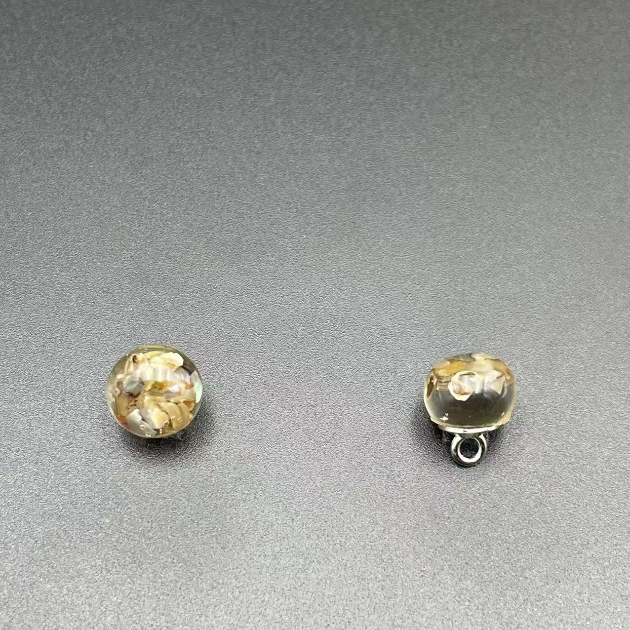 纽扣半圆贝壳馒头金属脚衬衫开衫饰品旗袍扣子10mm