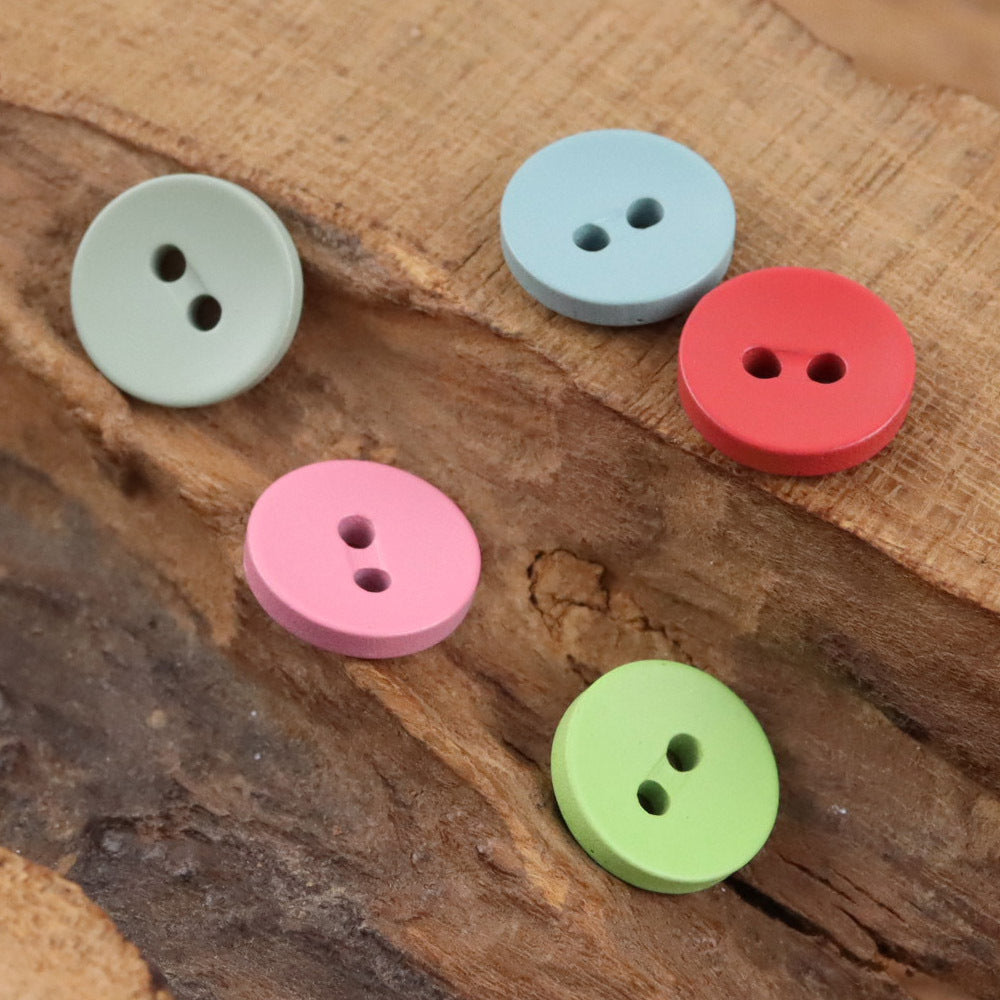 Bunli - DIY 10 Pack Bowl Shape Two Hole Button