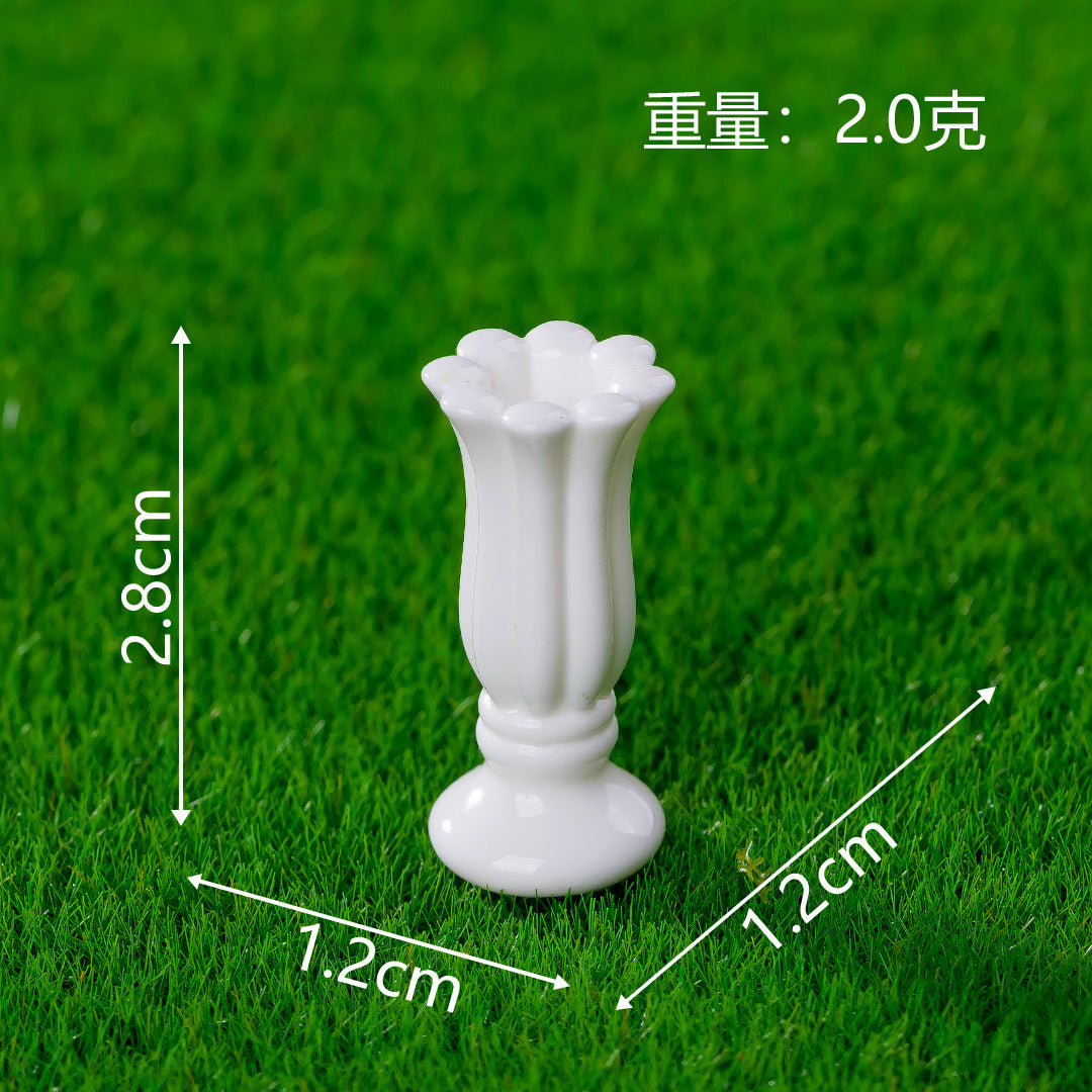 新品微景观复古法式花瓶 diy娃娃屋创意家具装饰品迷你桌面小摆件