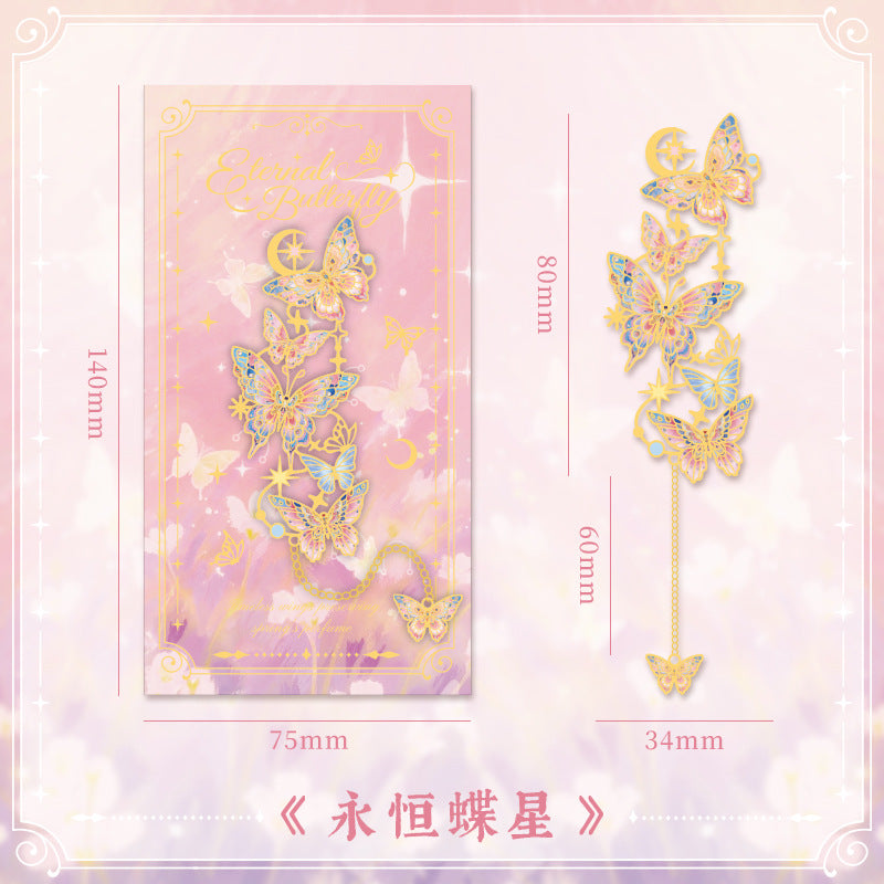 Novellea - Butterfly-Vine Openwork-Charm Bookmark