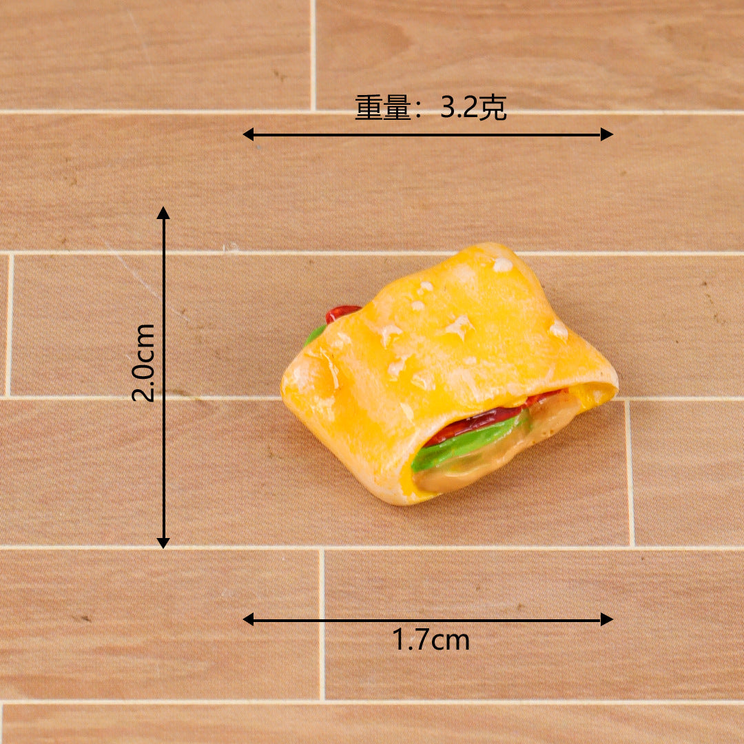 微景观创意仿真食玩中式传统早茶餐 diy装饰品微缩迷你树脂小摆件