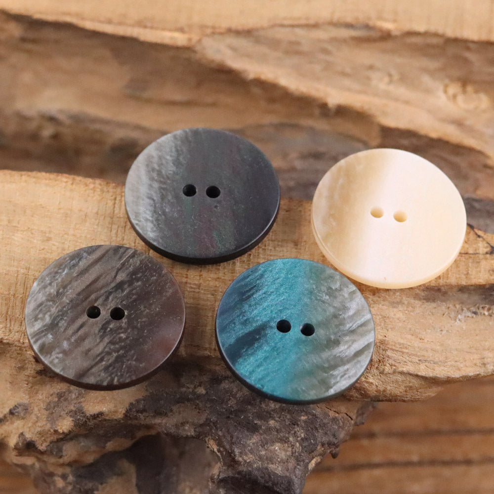Bunli - DIY 10 Pack Variegated Round Button