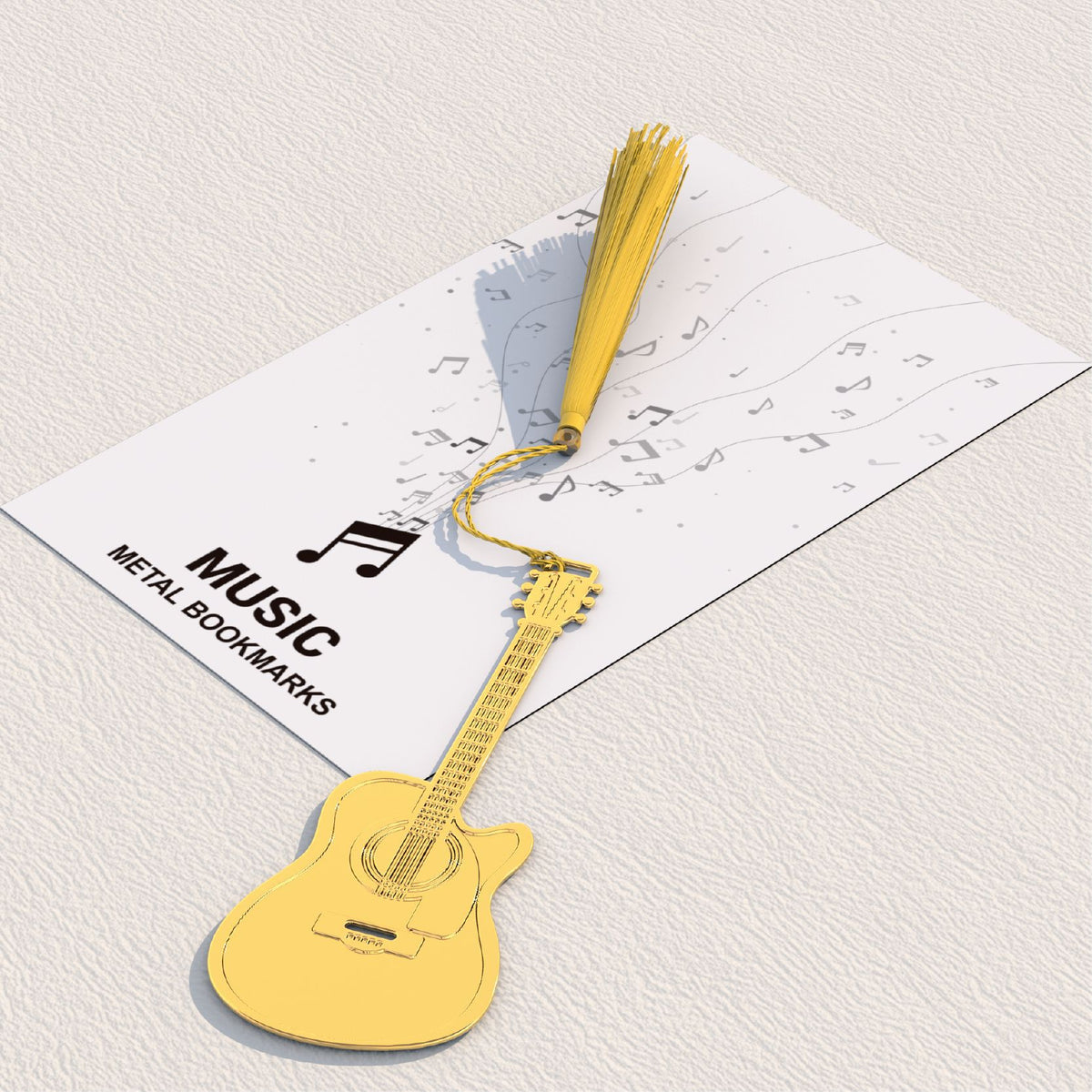 Novellea - Instrument-Silhouette Matching-Tassel Bookmark