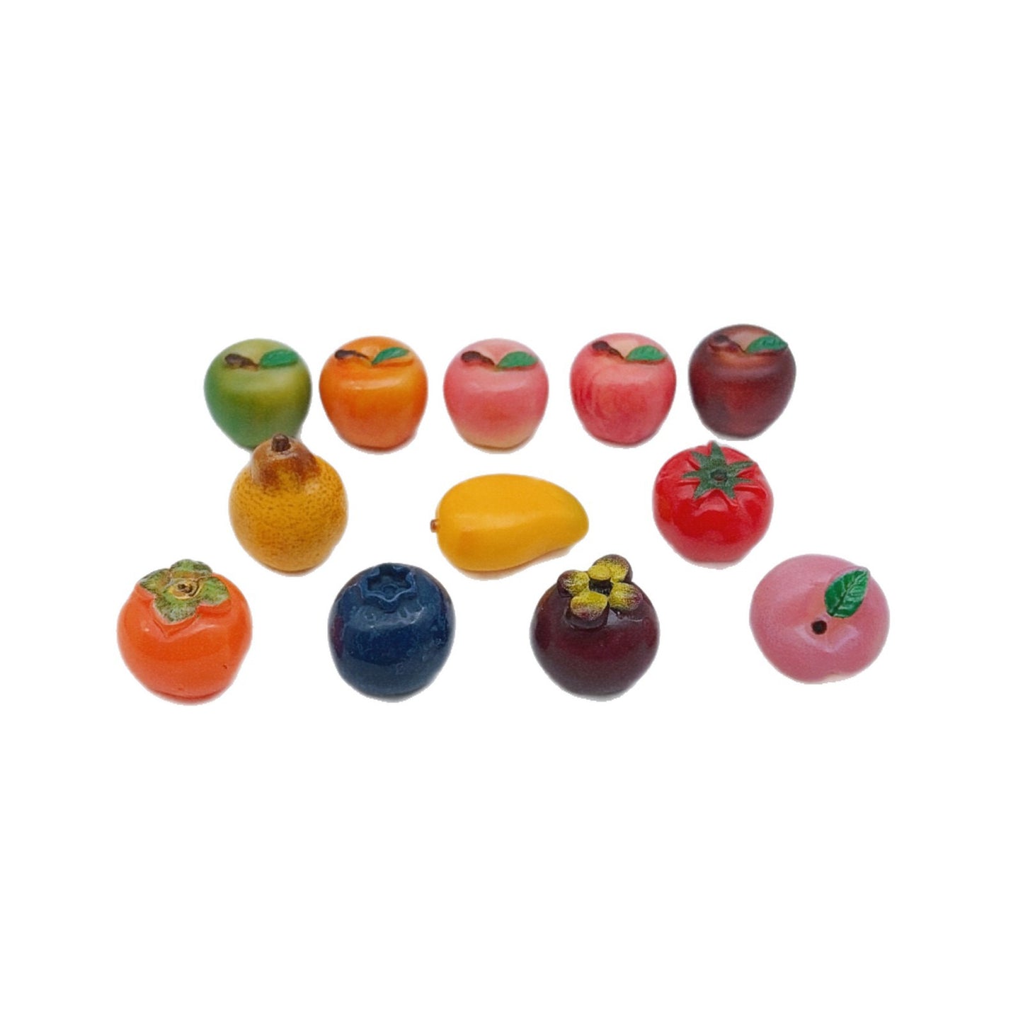 微景观立体水果蓝莓山竹创意食玩萌粒钥匙扣挂件吊坠DIY饰品配件